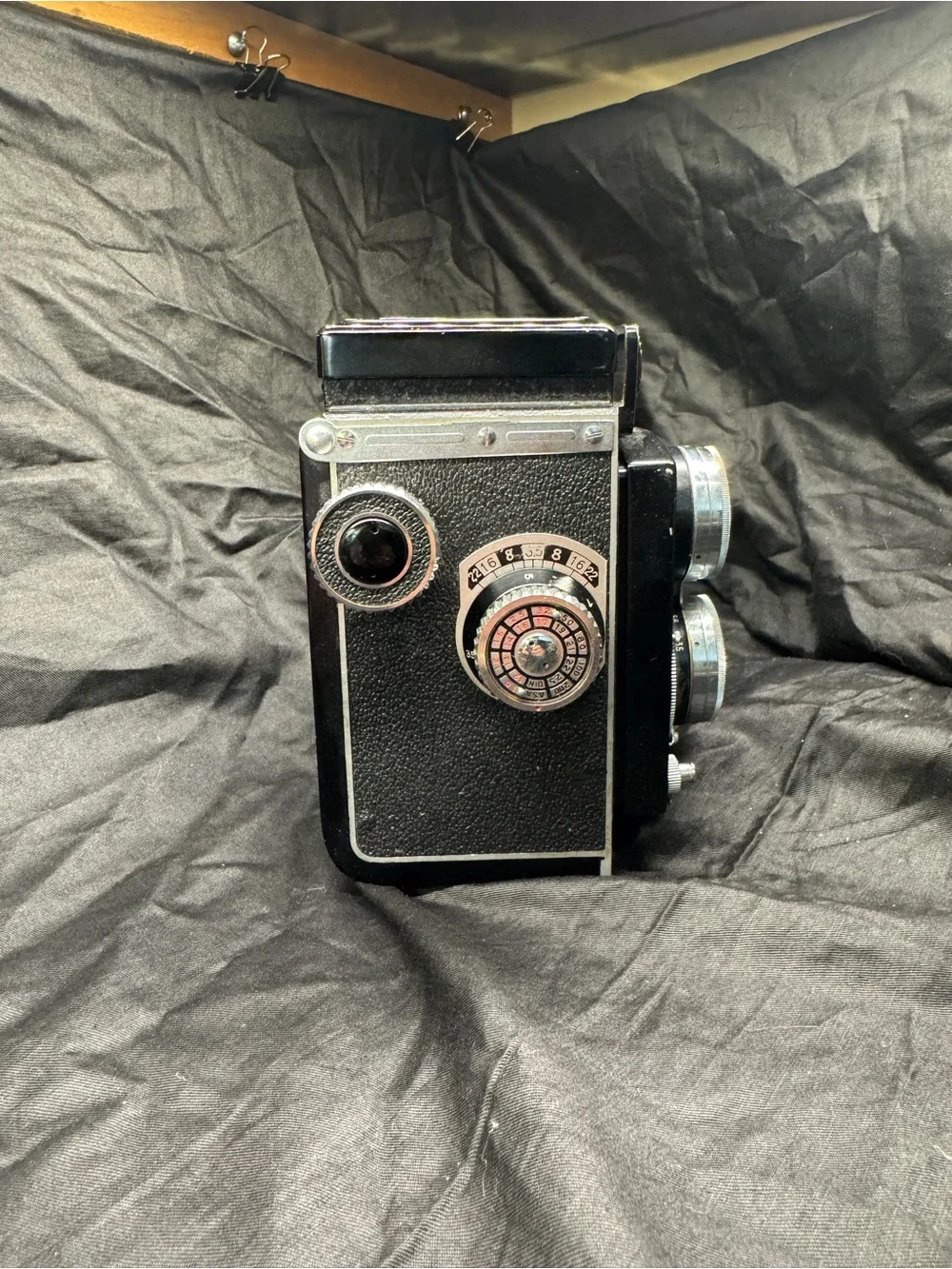 Vintage Sears Tower Reflex twin lens analog 120 film camera, working, AS-IS
